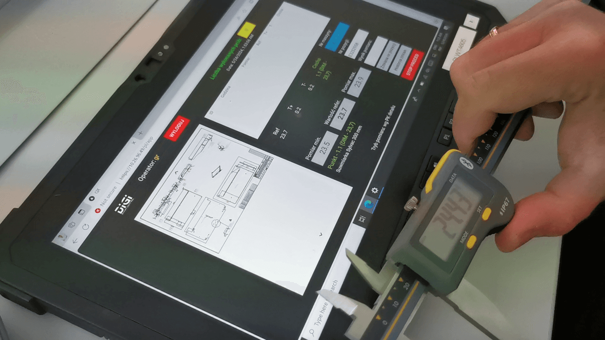 Import danych z narzędzi pomiarowych